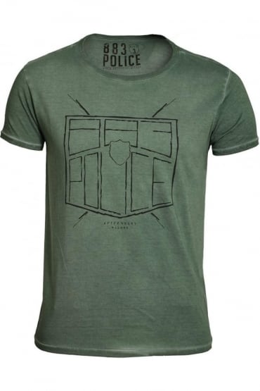 Antonio T-Shirt | Seapine Green & Off White