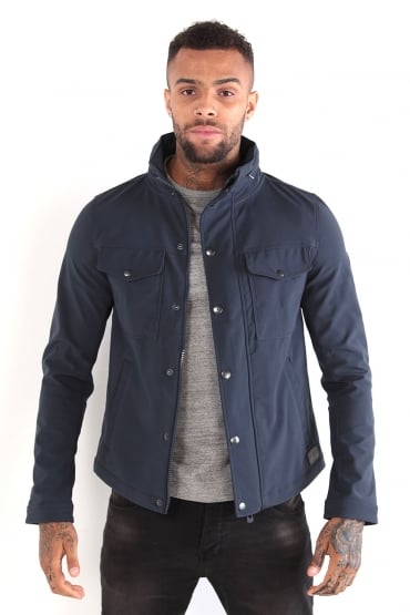 Arvin Navy Hooded Jacket