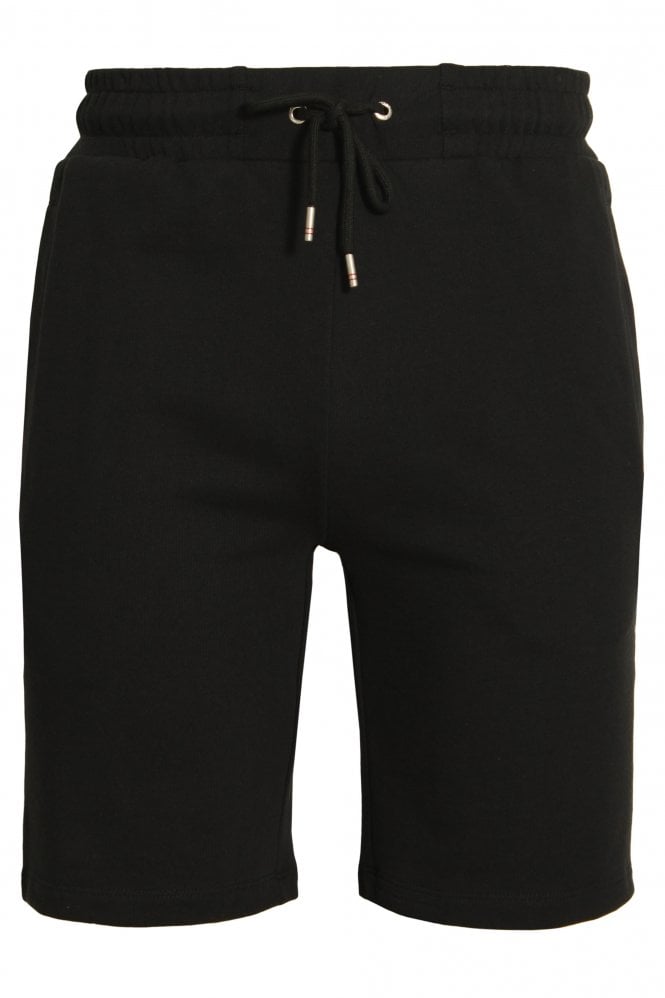 883 POLICE Bronte Fleece Jogger Shorts | Black