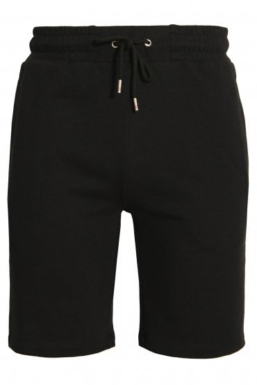 Bronte Fleece Jogger Shorts | Black