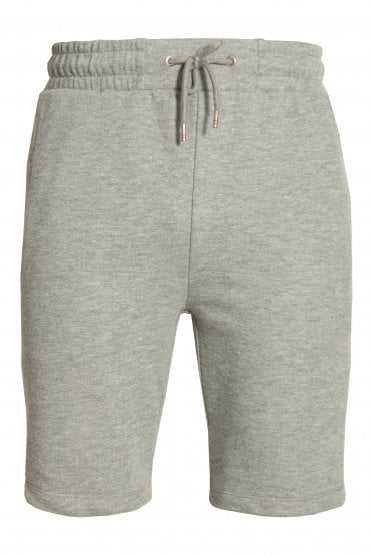 Bronte Fleece Jogger Shorts | Grey Marl