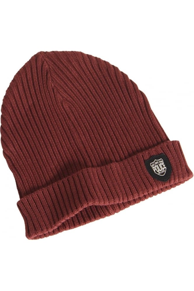 883 POLICE Bussola Beanie Hat | Red