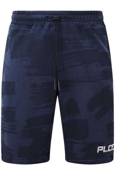 Calla Men's Cotton Jog Shorts | Navy