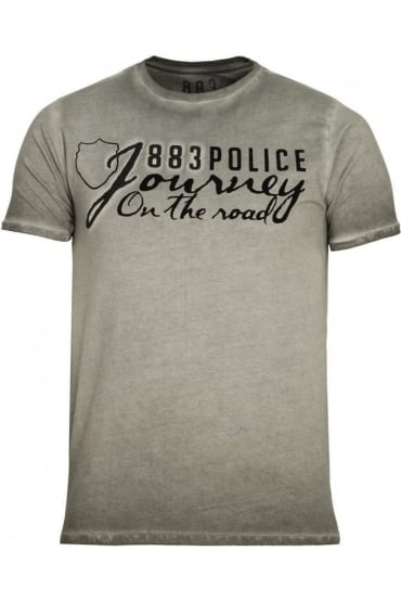 Chance Graphic Print T-Shirt | Grey