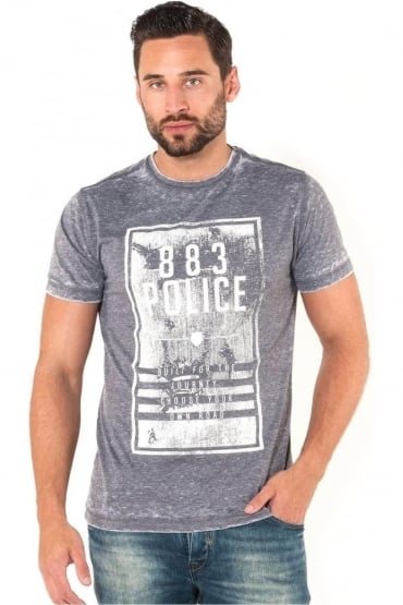 Division Graphic Print Men's T-Shirt | Navy