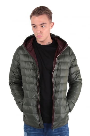 Downer Hooded Duck Down Jacket | Khaki