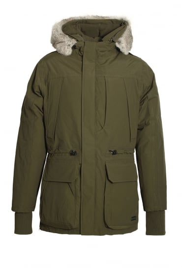 Guido Duckdown Hooded Parka Jacket | Khaki