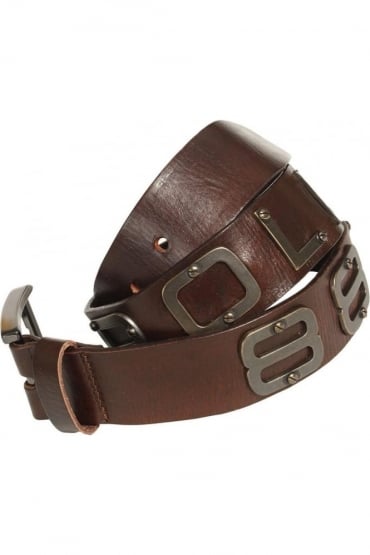 Jambo Leather Belt - Dark Brown