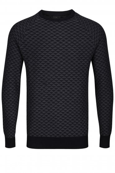 Leeve Crew Neck Sweater | Charcoal