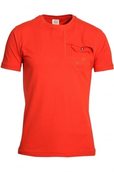 Lenny Pocket T-Shirt Spicy Orange