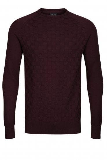 Lohas Crew Neck Sweater | Burgundy