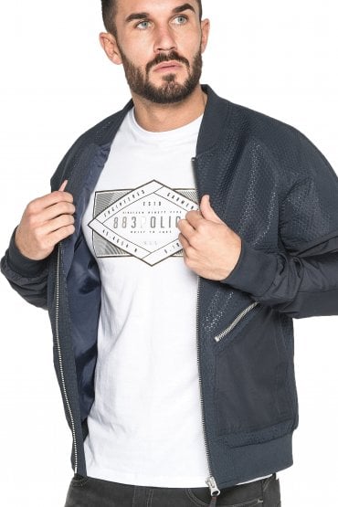 Manor Bomber Jacket | Navy