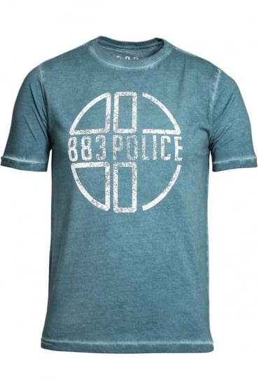 Miller Graphic Print T-Shirt Blue Moon