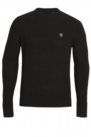 Moment Crew Neck Sweater | Black
