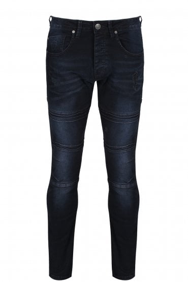 Moriarty LEM 523 Slim Stretch Jeans | Mid Wash