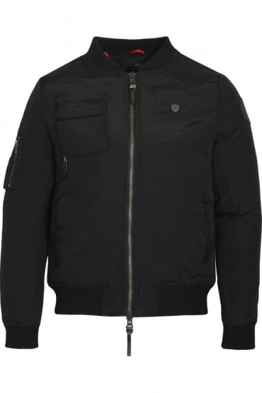 Moscat MA1 Bomber Jacket Jet Black