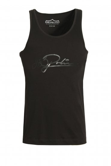 Noto Script Vest | Black