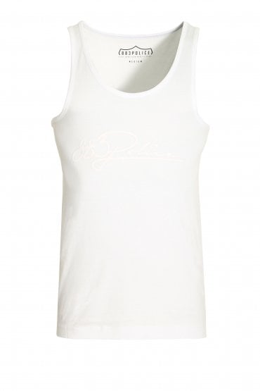 Noto Script Vest | White