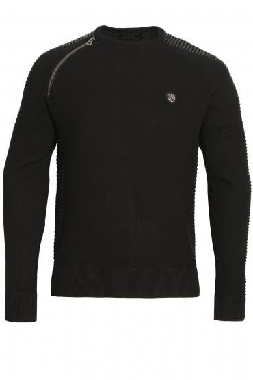 Nozzo Crew Neck Sweater | Black