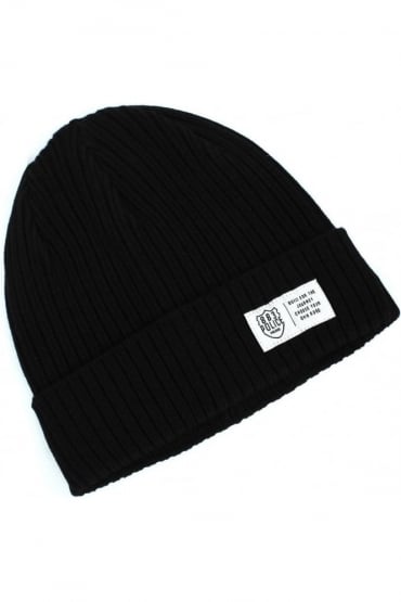 Respa Men's Black Beanie Hat