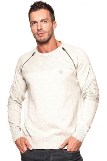 Riggs Men's Knitwear Ecru