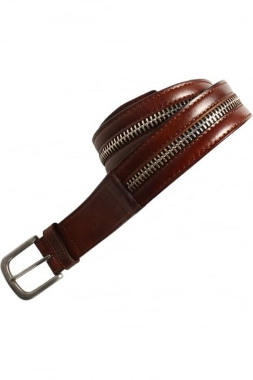 Sanchez Tan Leather Belt