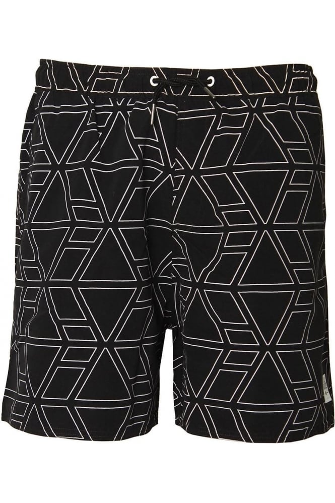 883 POLICE Thunder SwimShorts | Jet Black