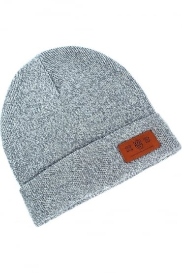 Troy Men's Beanie Hat - Marl Grey