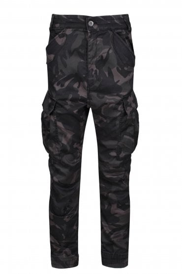 Airman Combat Cargo Pants | Black Camo