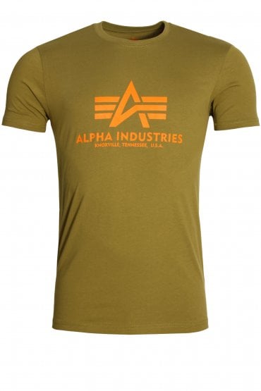 Basic Crew Neck T-Shirt | Olive