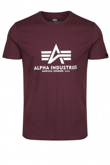 Basic Logo T-Shirt | Deep Maroon