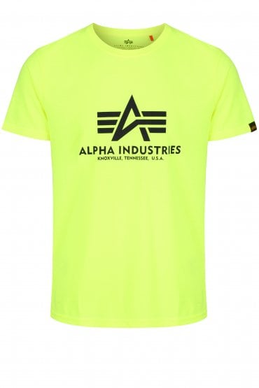 Basic Neon Yellow Logo T-Shirt | Yellow/Black