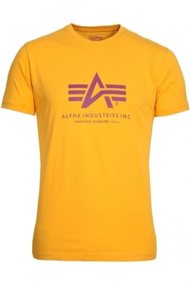 Basic Yellow Logo T-Shirt