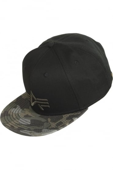 Camo Logo Baseball Cap | Black Camo