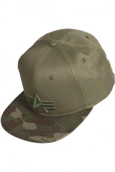 Camo Logo Baseball Cap | Woodland Camo