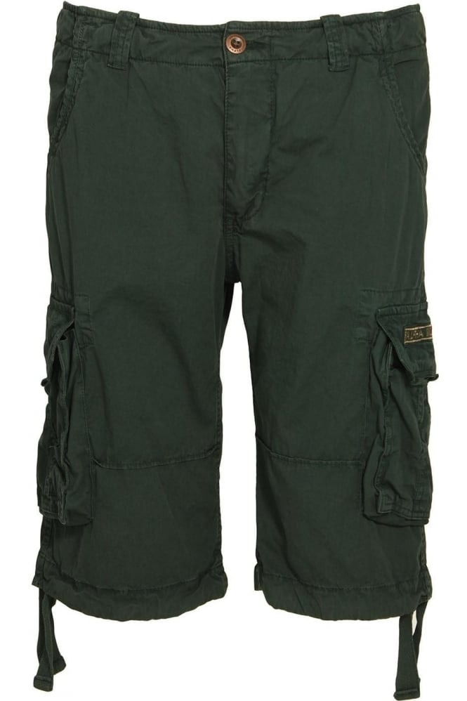 ALPHA INDUSTRIES Jet Dark Petrol Cargo Shorts