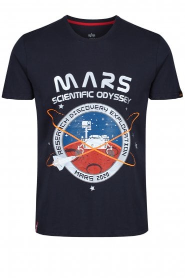 Limited Edition Mission To Mars Reflective T-Shirt | Rep Blue