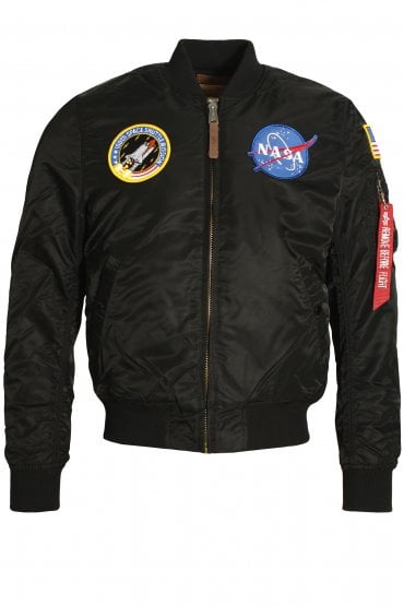 MA-1 VF NASA Astronaut Flight Jacket | Black