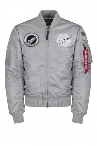 MA-1 VF NASA Astronaut Flight Jacket | Silver