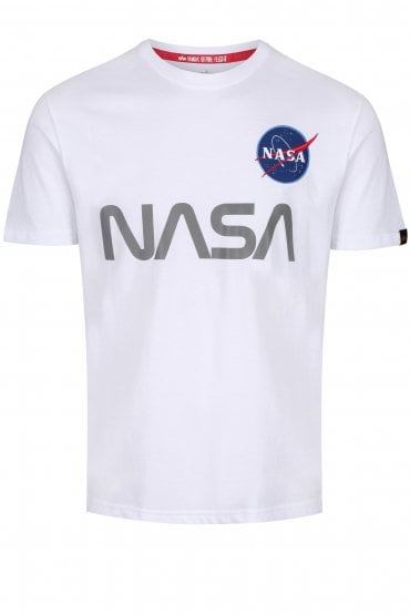 NASA Reflective Logo T-Shirt | White