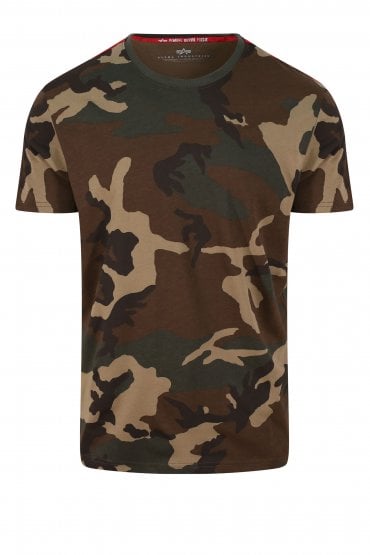 RBF Remove Before Flight Taped Woodland Camo T-Shirt