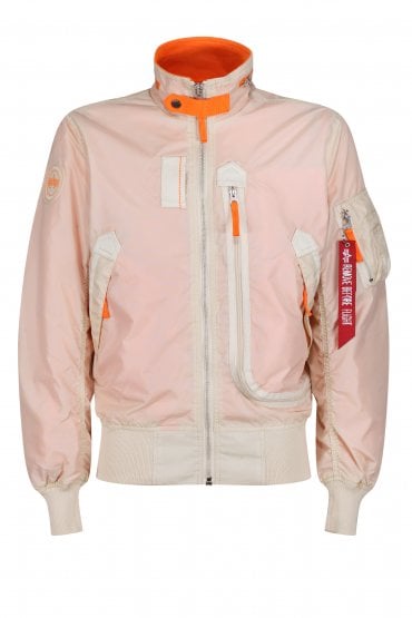 Wing Reversible Bomber Jacket | Vintage White/Orange