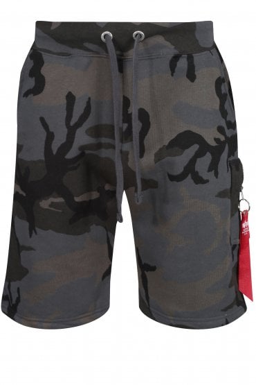 X-Fit Cargo Camo Shorts | Black Camo