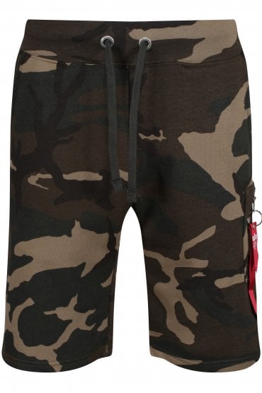 X-Fit Cargo Camo Shorts | Woodland Camo