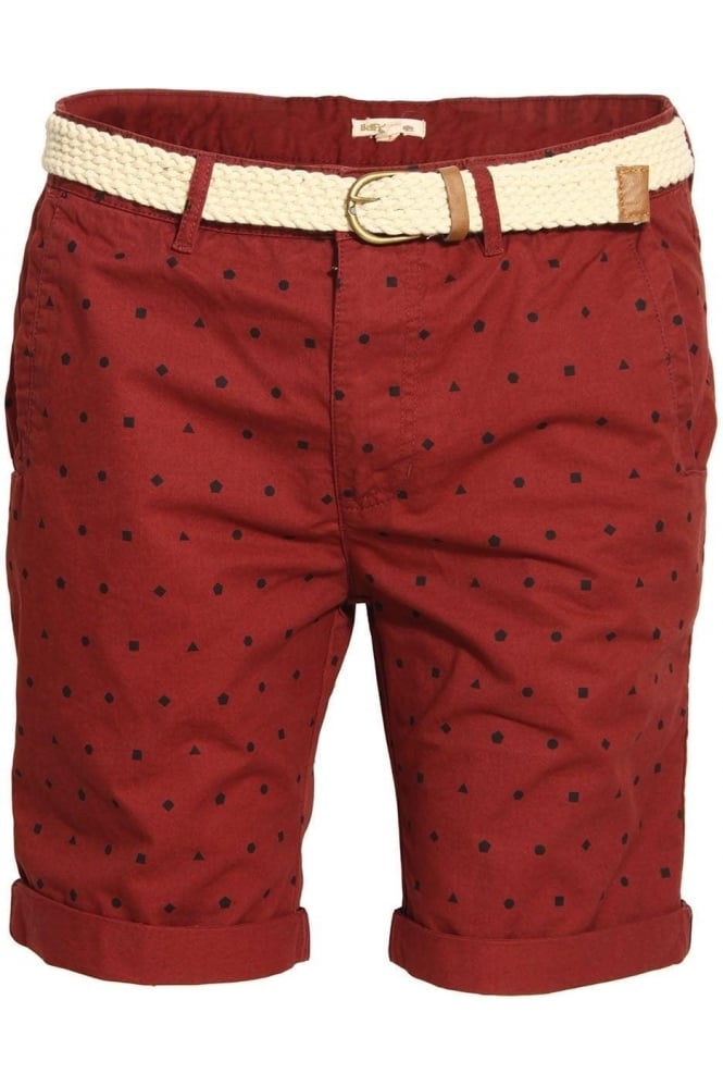 BELLFIELD Whepstead Ditzy Print Shorts with Belt