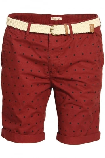 Whepstead Ditzy Print Shorts with Belt