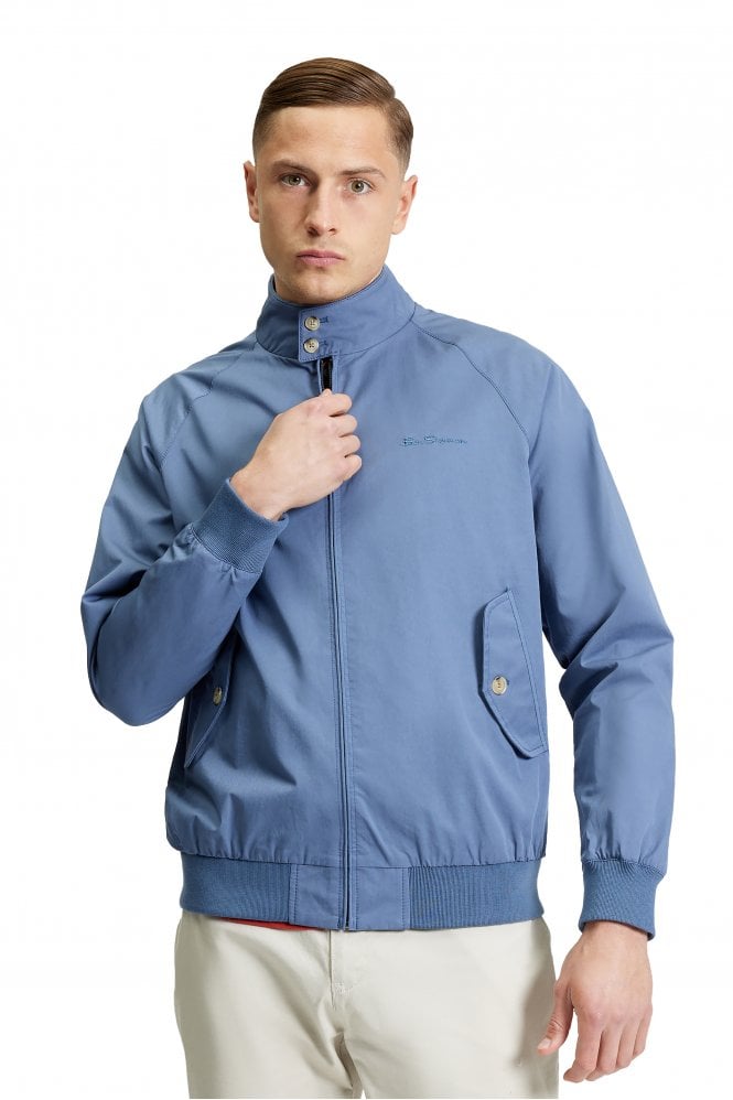 BEN SHERMAN Signature Harrington Jacket | Indigo