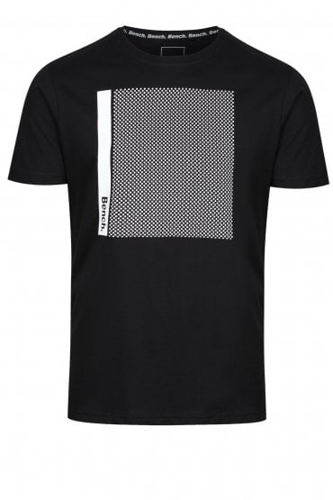 Albany Graphic Block Print T-Shirt | Black