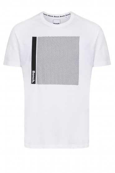 Albany Graphic Block Print T-Shirt | White