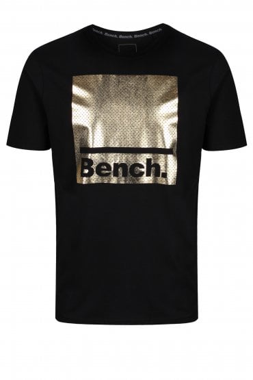 Hines Foil Print T-Shirt | Black